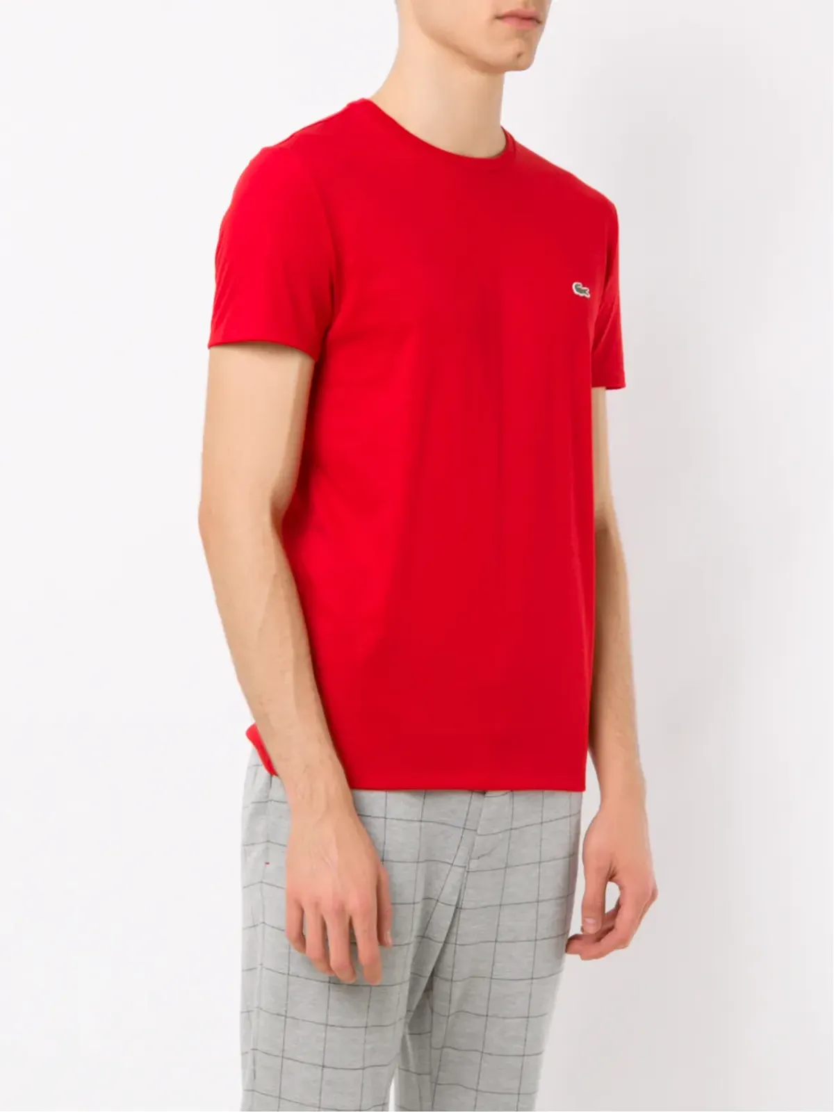 Lacoste 刺繍ロゴTシャツ - 画像3