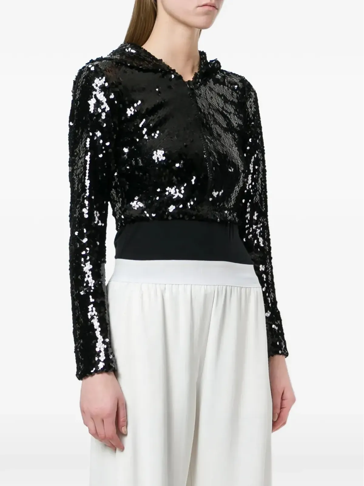Faith Connexion sequin-embellishment jacket - Black - 画像3