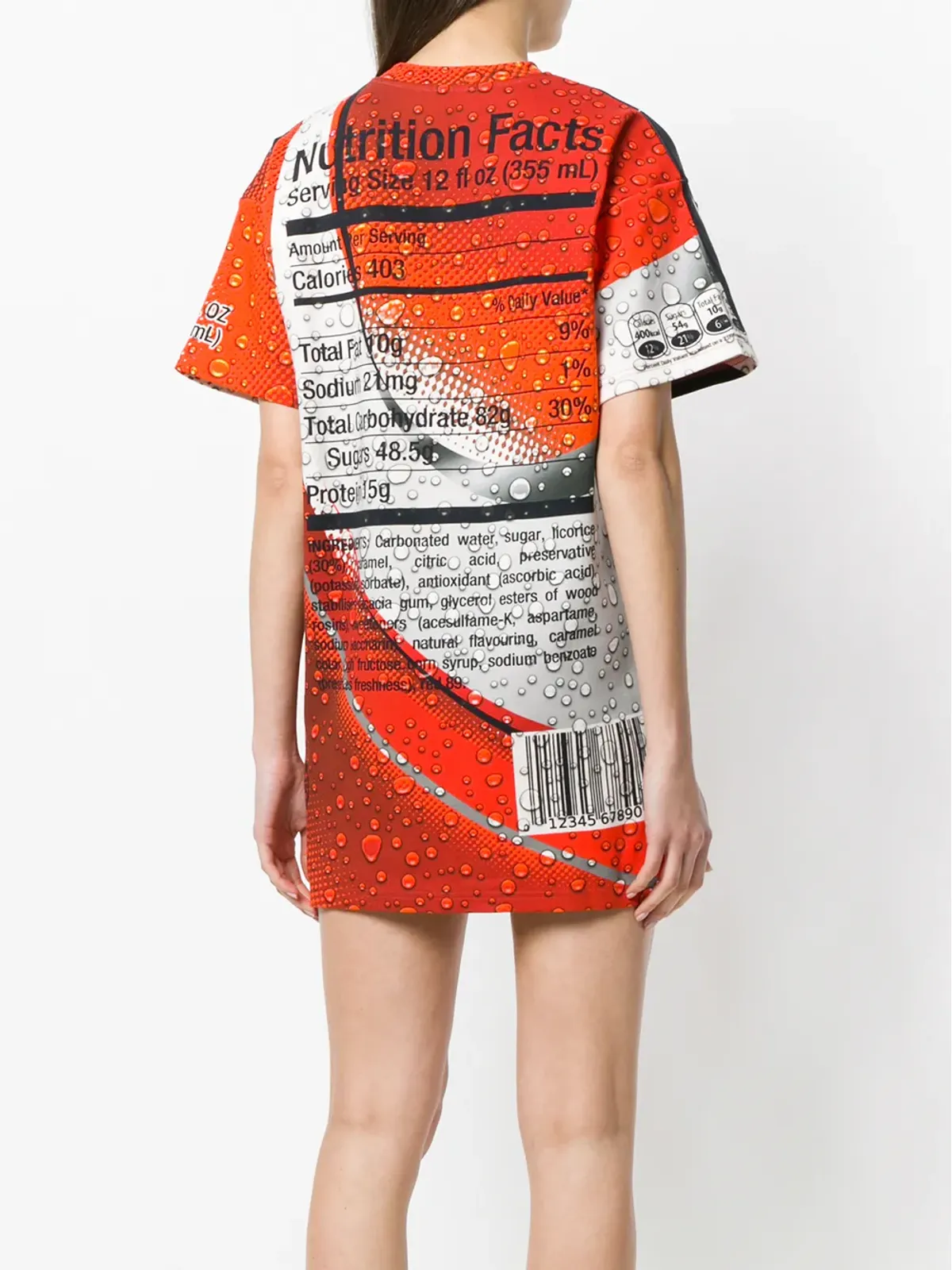 Moschino コカ・コーラ柄 Tシャツドレス - 画像4