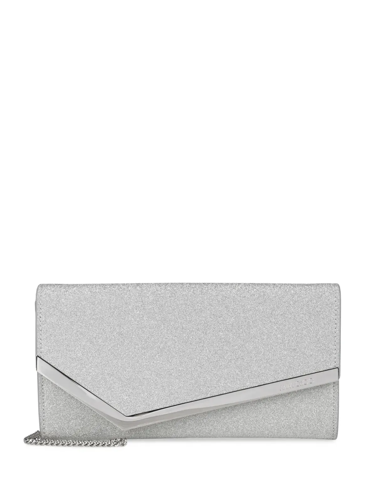 Jimmy Choo Emmie クラッチ - グレー - 画像1