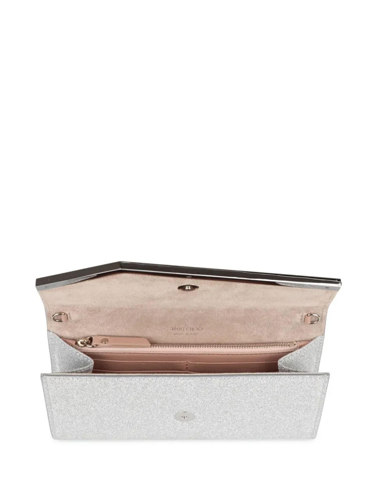 Jimmy Choo Emmie クラッチ - グレー - 画像5