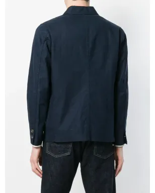 Comme Des Garçons Pre-Owned ポストマンジャケット - ブルー - サムネイル4