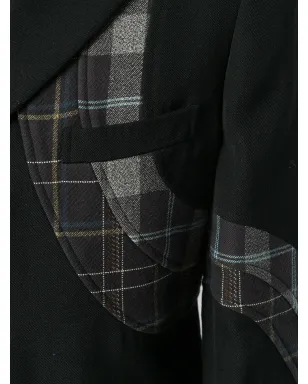 Comme Des Garçons Pre-Owned 格子柄アップリケブレザー - サムネイル5