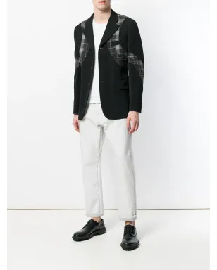 Comme Des Garçons Pre-Owned 格子柄アップリケブレザー - サムネイル2