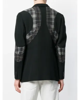 Comme Des Garçons Pre-Owned 格子柄アップリケブレザー - サムネイル4