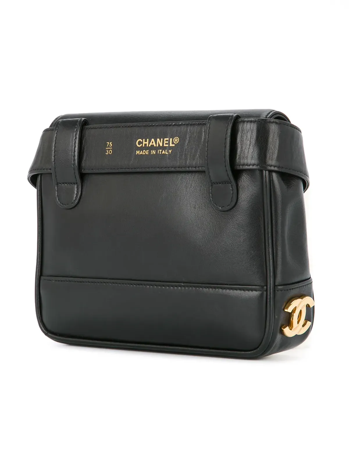 CHANEL Pre-Owned ロゴフラップベルトバッグ - 画像3