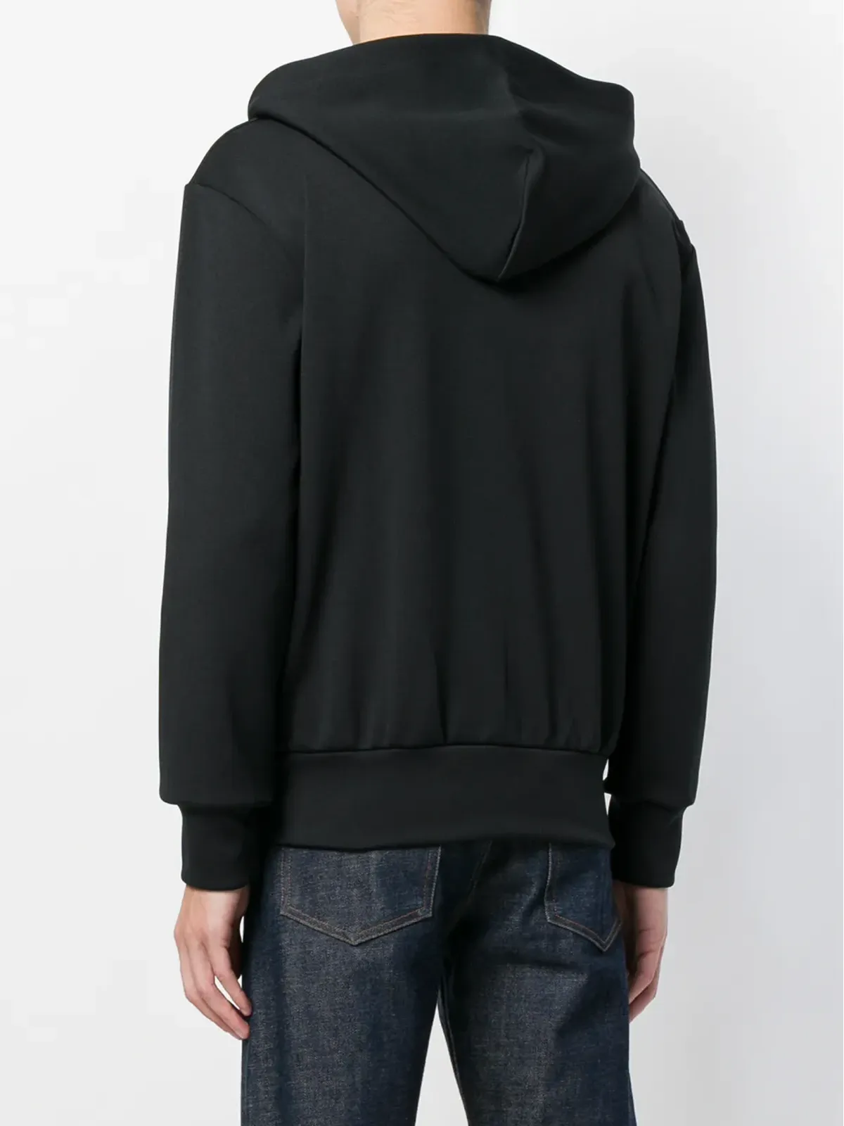 Comme Des Garçons Play ハートパッチ付きジップアップフーディ - ブラック - 画像4