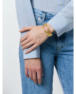 Aurelie Bidermann Peggy cuff - Yellow - サムネイル2