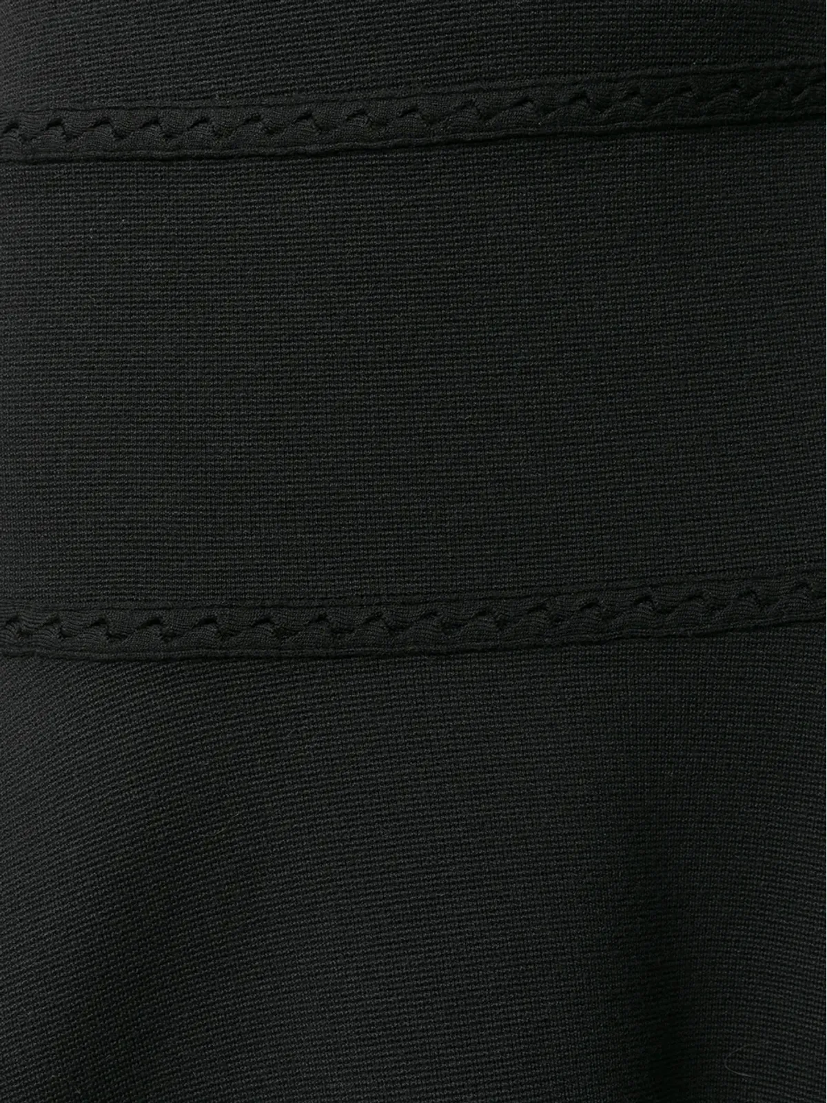 Alaïa Pre-Owned レースディテールスカート - ブラック - 画像5
