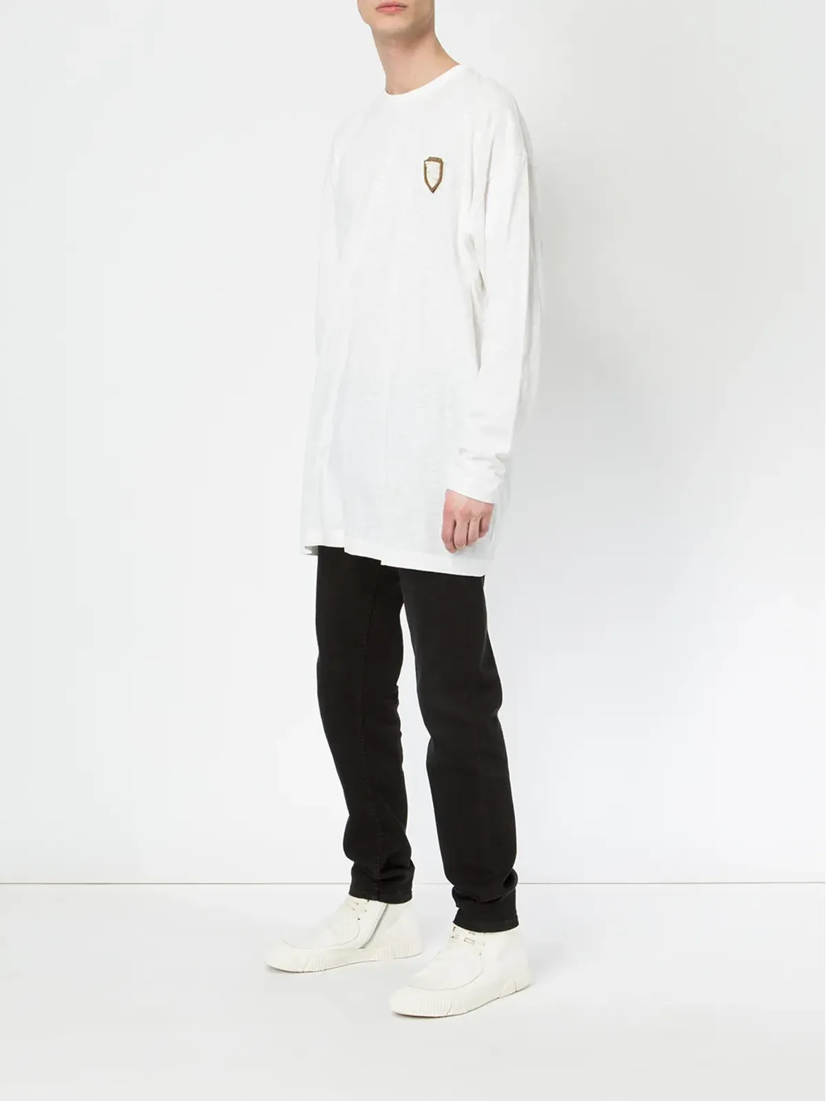Ih Nom Uh Nit 胸元パッチ オーバーサイズ Tシャツ - 画像2