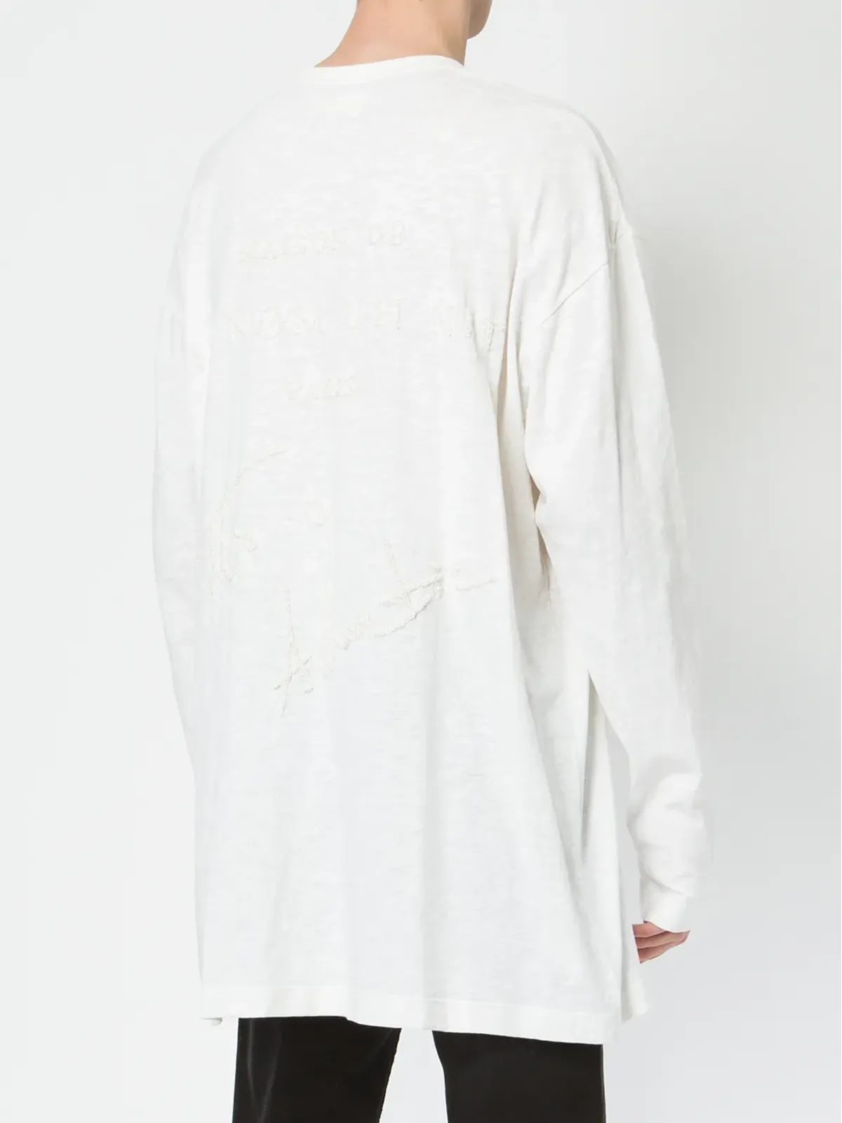 Ih Nom Uh Nit 胸元パッチ オーバーサイズ Tシャツ - 画像4