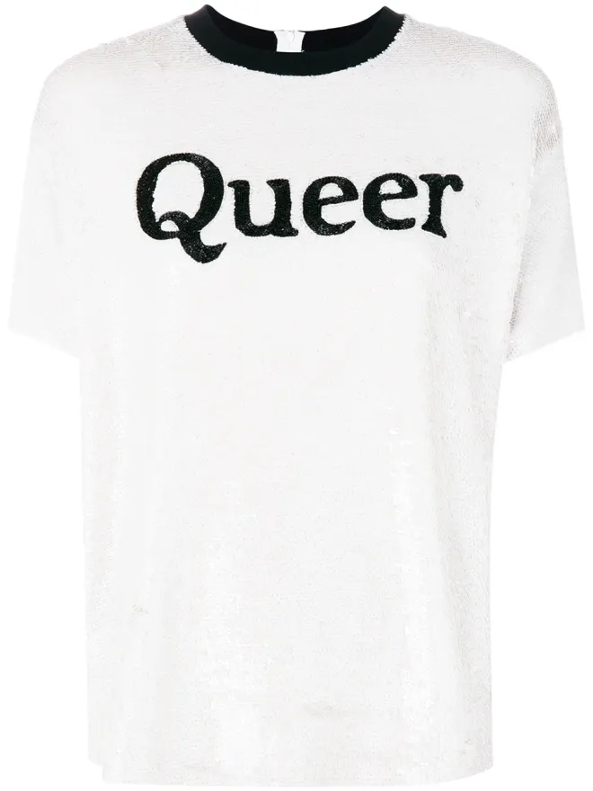 Ashish Ashish Queer Tシャツ - Whiteの商品画像