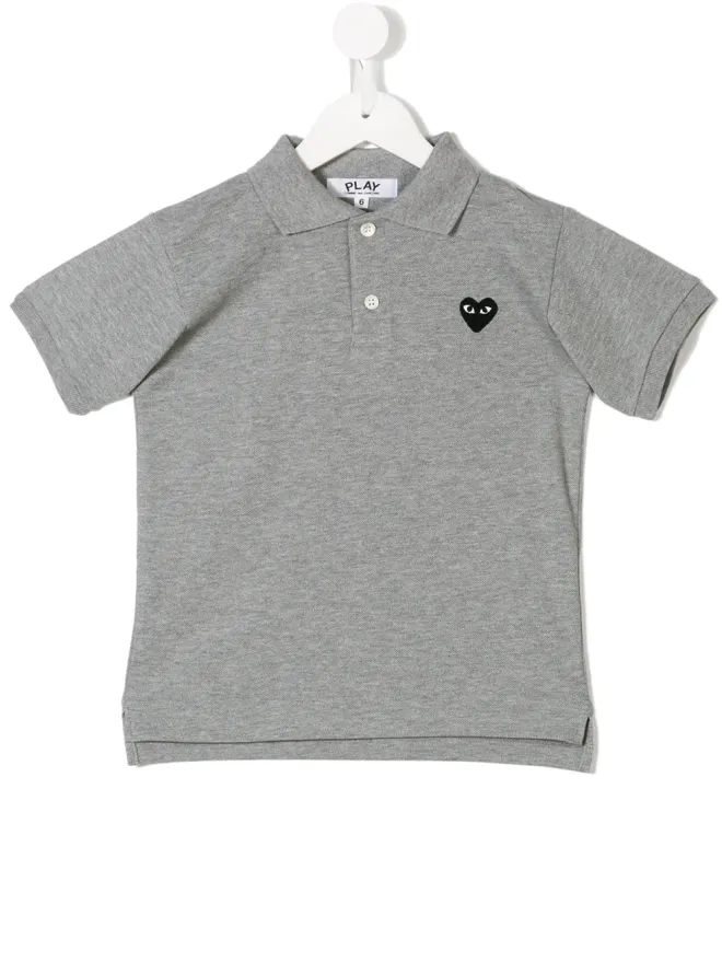 Comme Des Garçons Play Kids Comme Des Garçons Play Kids ハート柄ポロシャツの商品画像