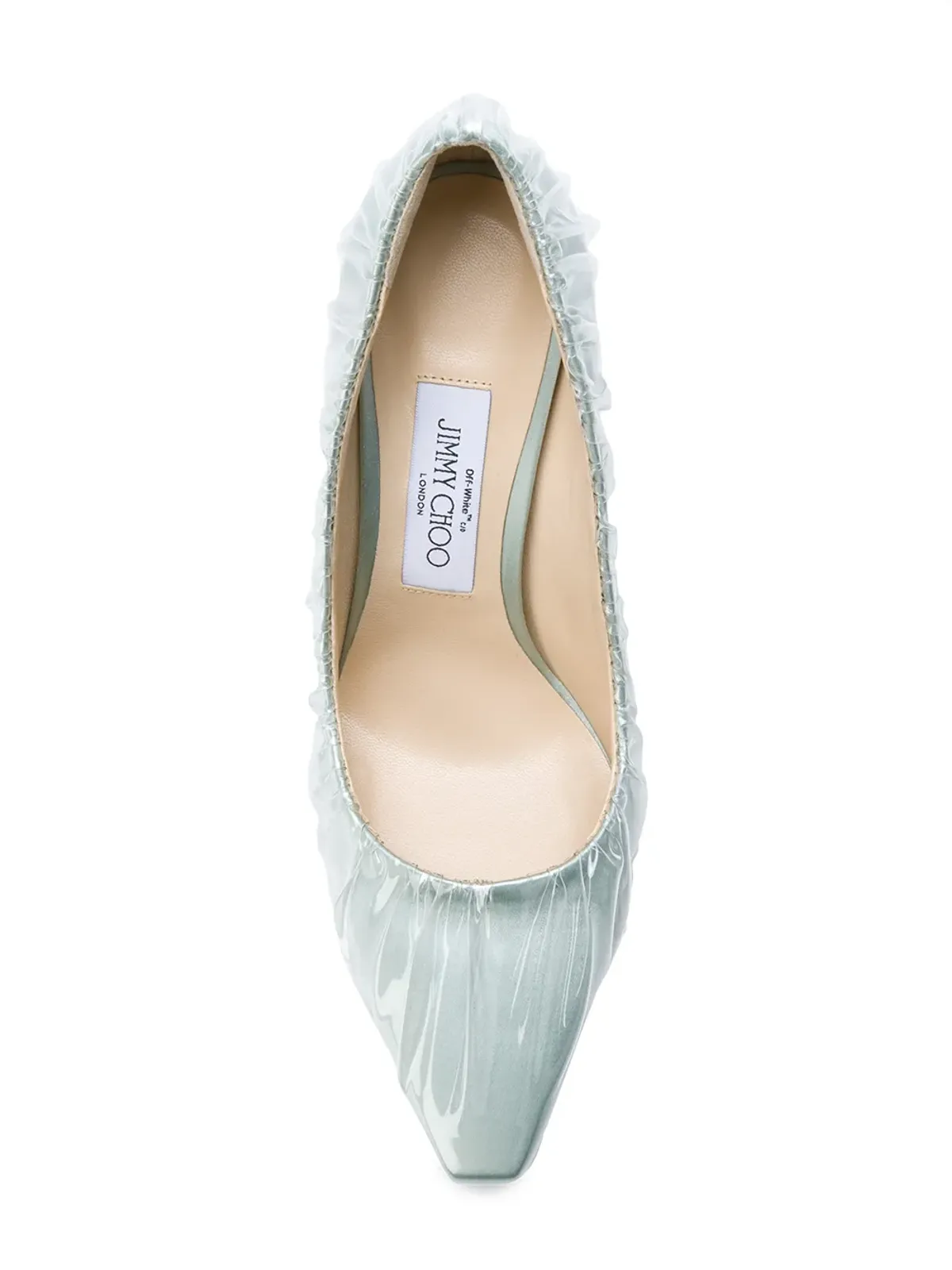 Off-White x Jimmy Choo Anne 100 パンプス - ブルー - 画像4