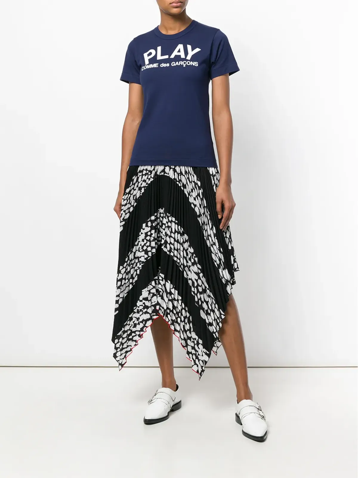 Comme Des Garçons Play スリムフィット ロゴTシャツ - 画像2