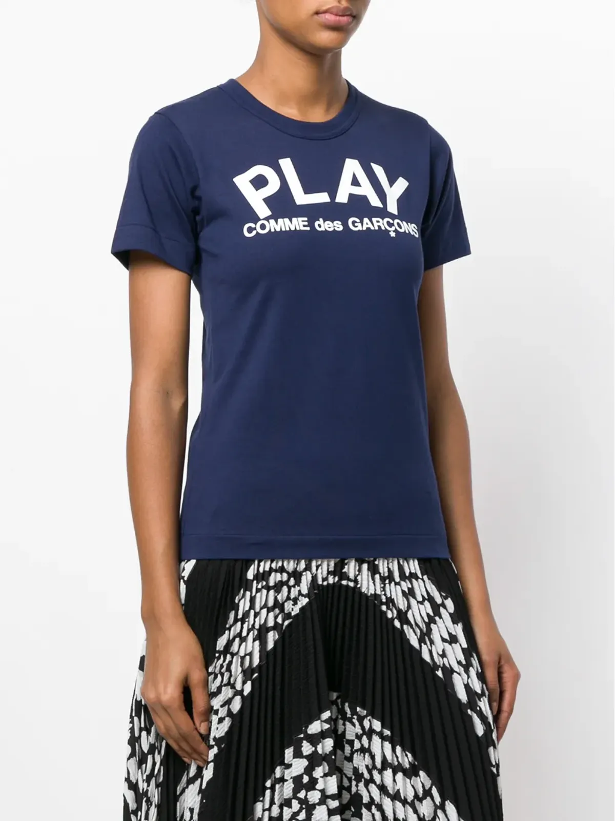 Comme Des Garçons Play スリムフィット ロゴTシャツ - 画像3