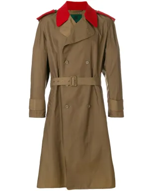 Jean Paul Gaultier Pre-Owned コントラストディテールのトレンチコート - サムネイル1