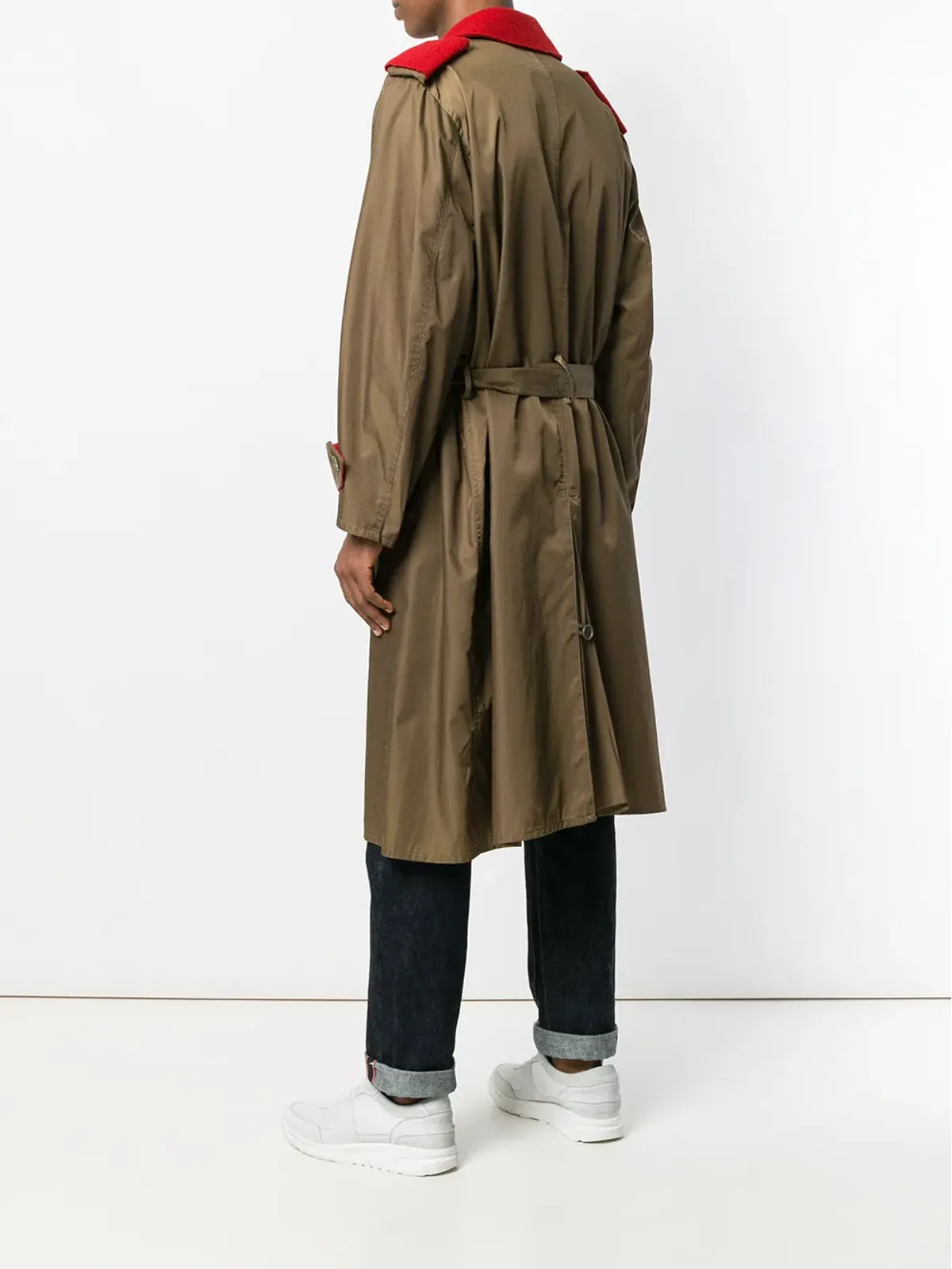 Jean Paul Gaultier Pre-Owned コントラストディテールのトレンチコート - 画像4