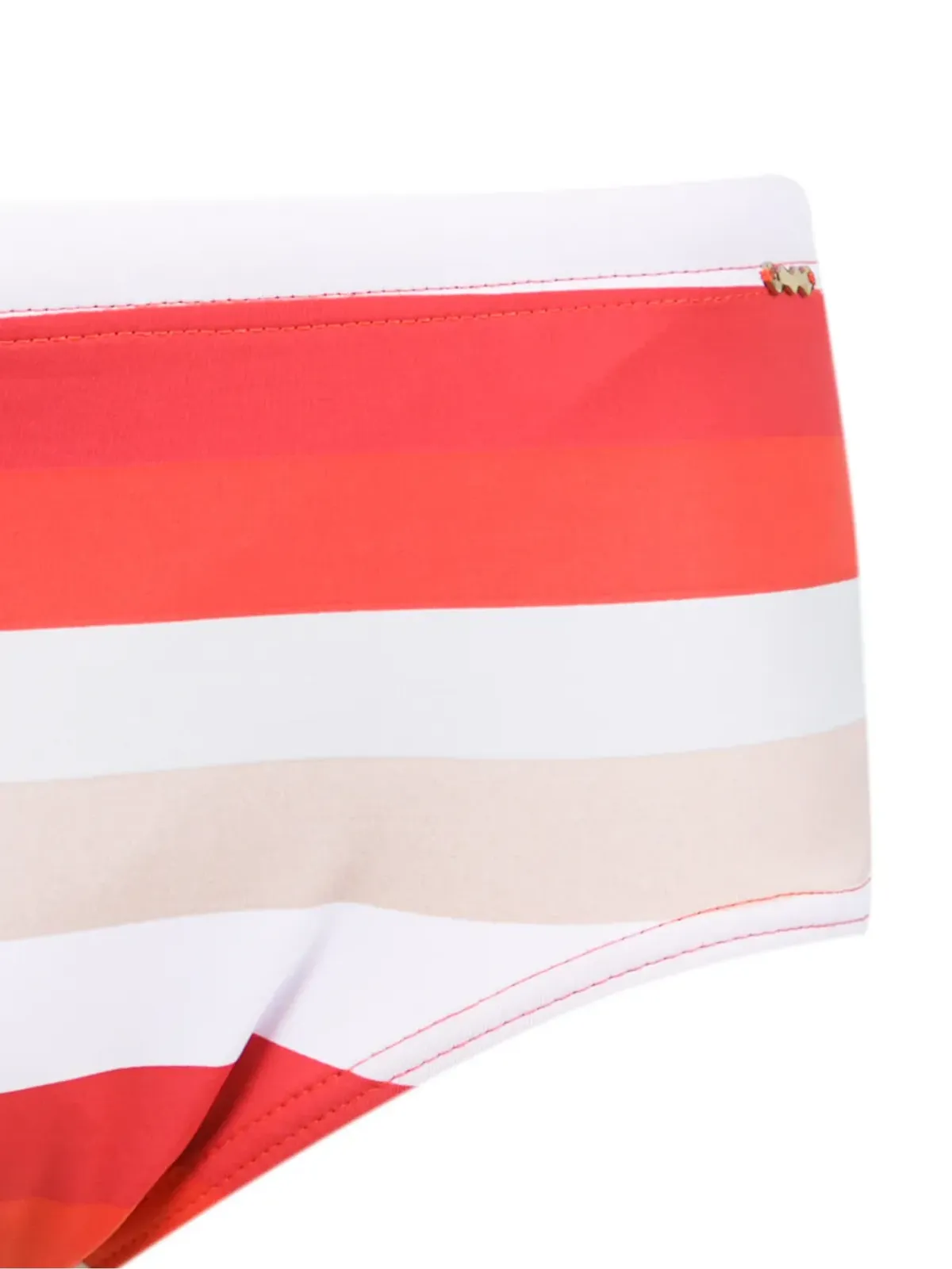 Amir Slama striped swim briefs - Red - 画像4