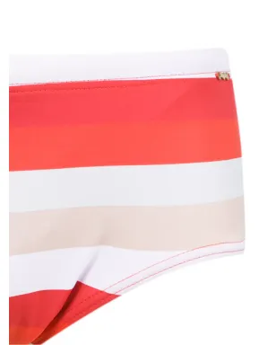 Amir Slama striped swim briefs - Red - サムネイル4