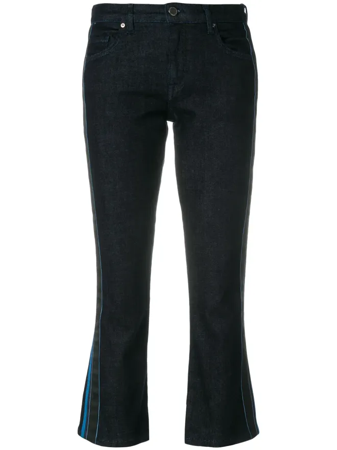 Victoria Victoria Beckham Victoria Victoria Beckham フレアクロップドジーンズの商品画像