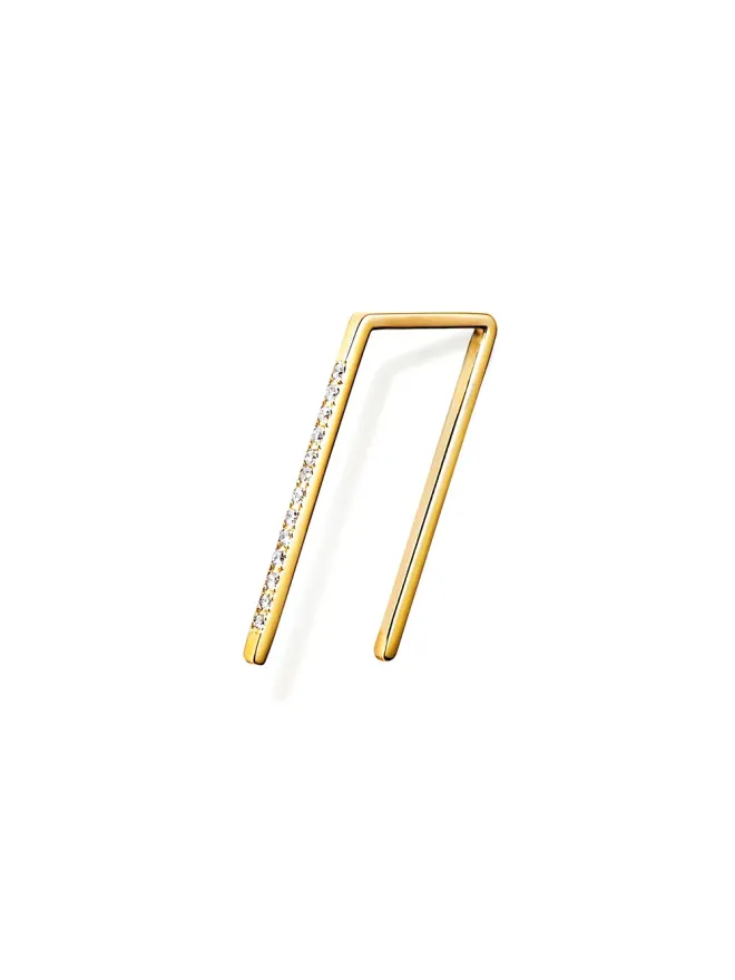 Shihara Shihara Diamond Post Earring 0201 - Metallicの商品画像