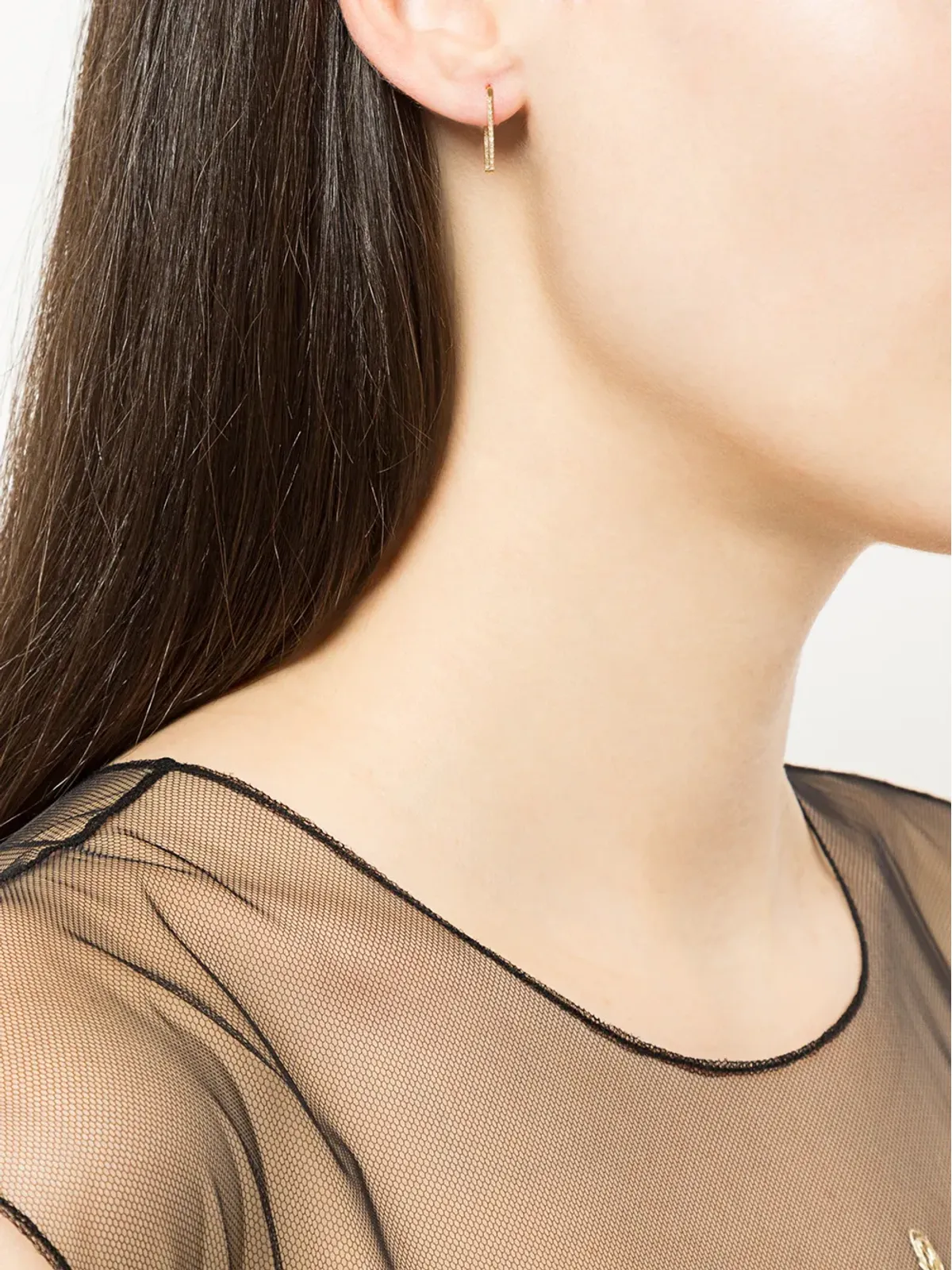 Shihara Diamond Post Earring 0202 - Metallic - 画像2