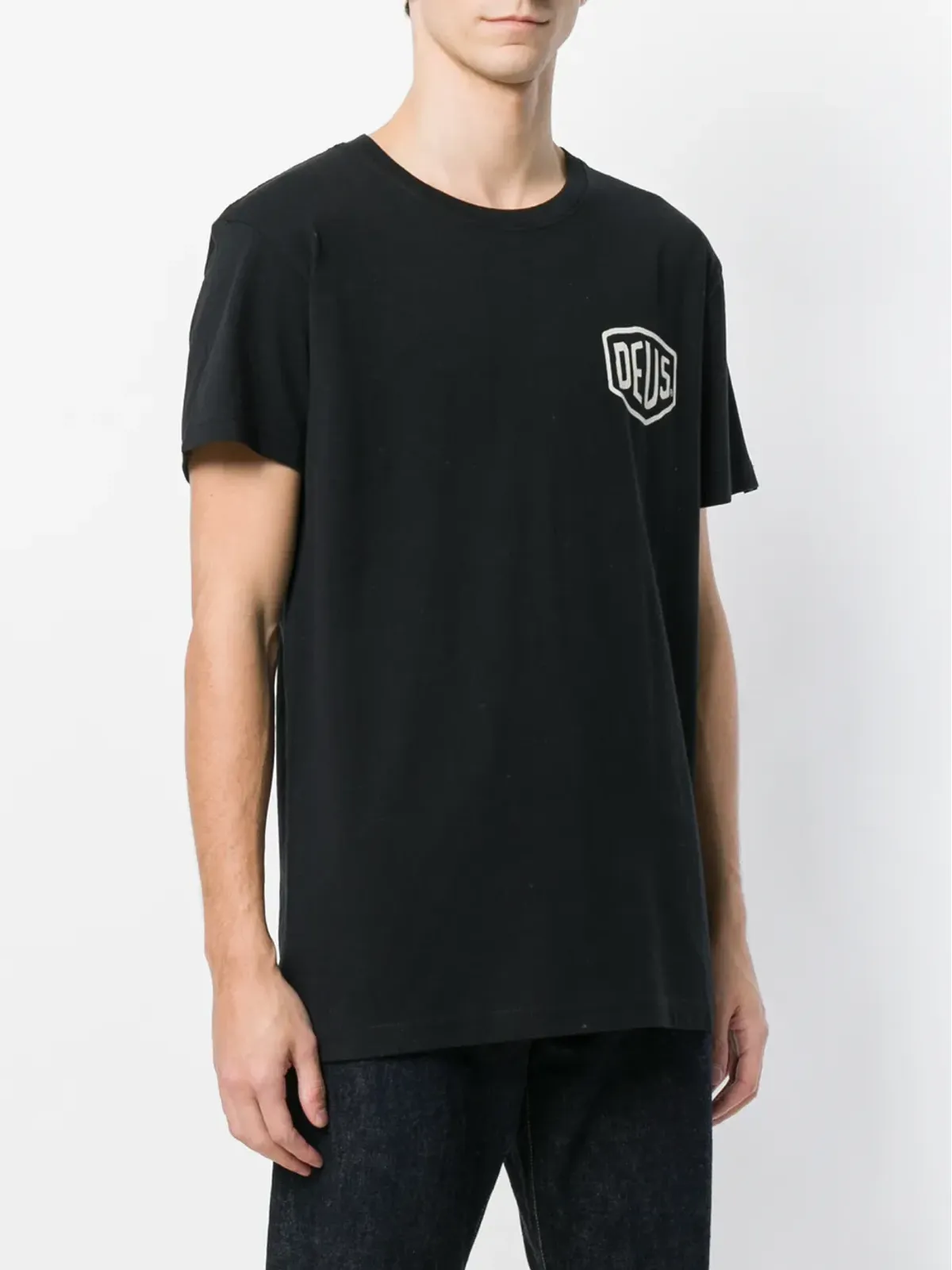 Deus Ex Machina オーバーサイズ ロゴTシャツ（ブラック） - 画像3