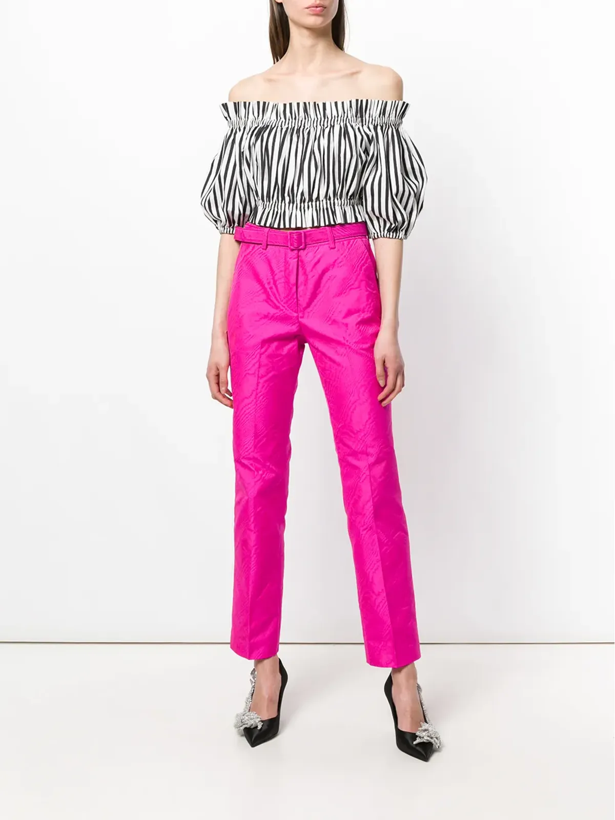 Off-White シガレットパンツ - 画像2