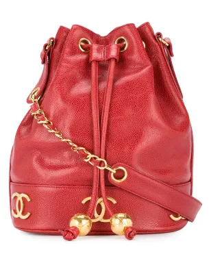 CHANEL Pre-Owned ロゴ入りドローストリングショルダーバッグ - サムネイル1