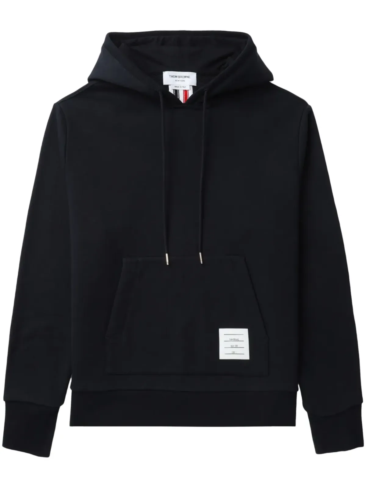 Thom Browne RWBストライプ ループバック フーディー - 画像1
