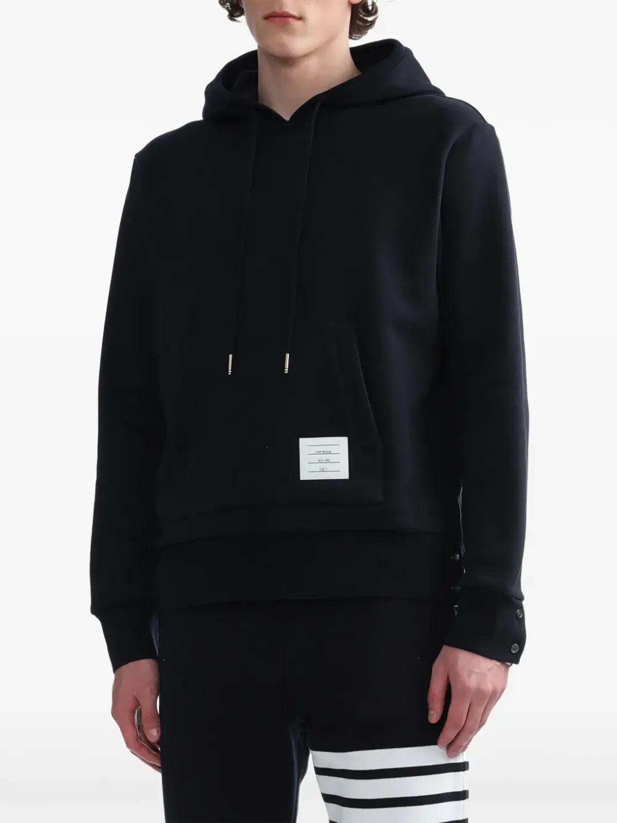 Thom Browne RWBストライプ ループバック フーディー - 画像3