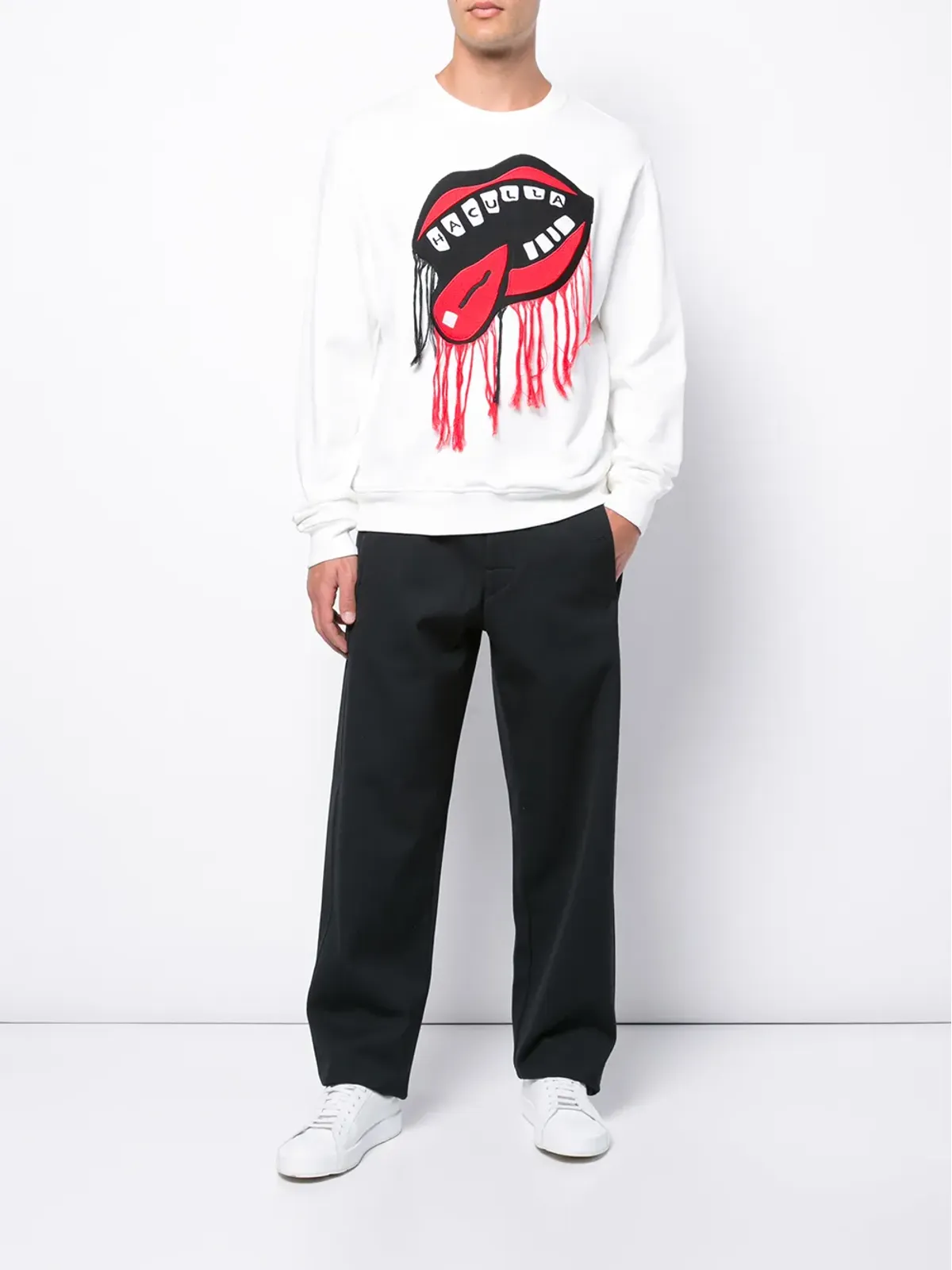 Haculla NYC Drama Mouth スウェットシャツ - 画像2