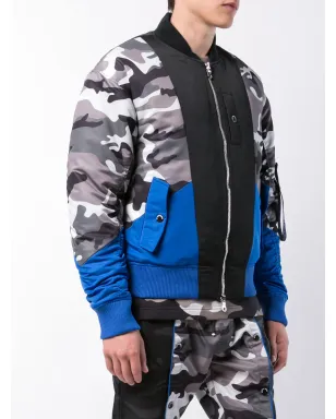 Mostly Heard Rarely Seen camouflage print bomber jacket - Black - サムネイル3