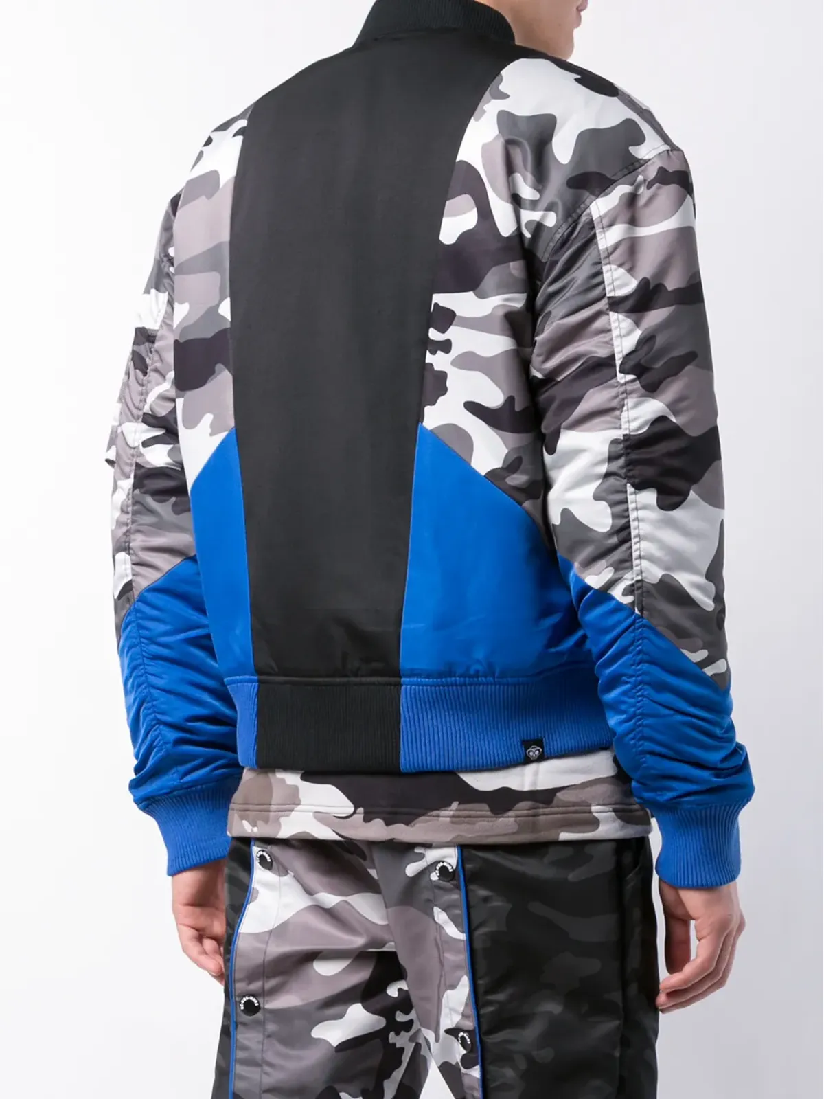 Mostly Heard Rarely Seen camouflage print bomber jacket - Black - 画像4