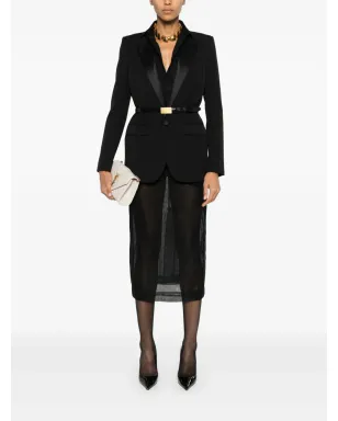 Saint Laurent シングルブレスト タキシードジャケット - サムネイル2
