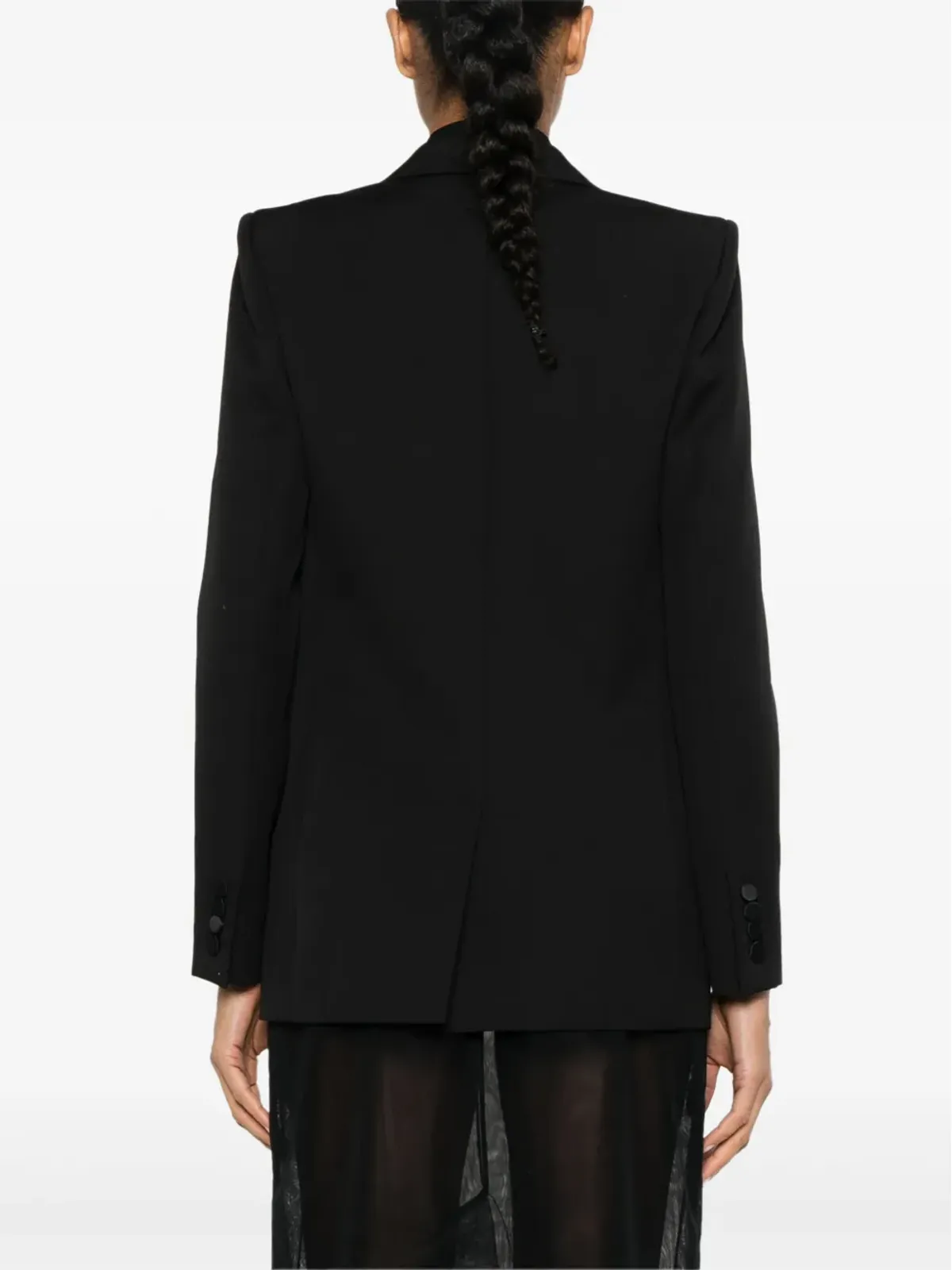 Saint Laurent シングルブレスト タキシードジャケット - 画像4