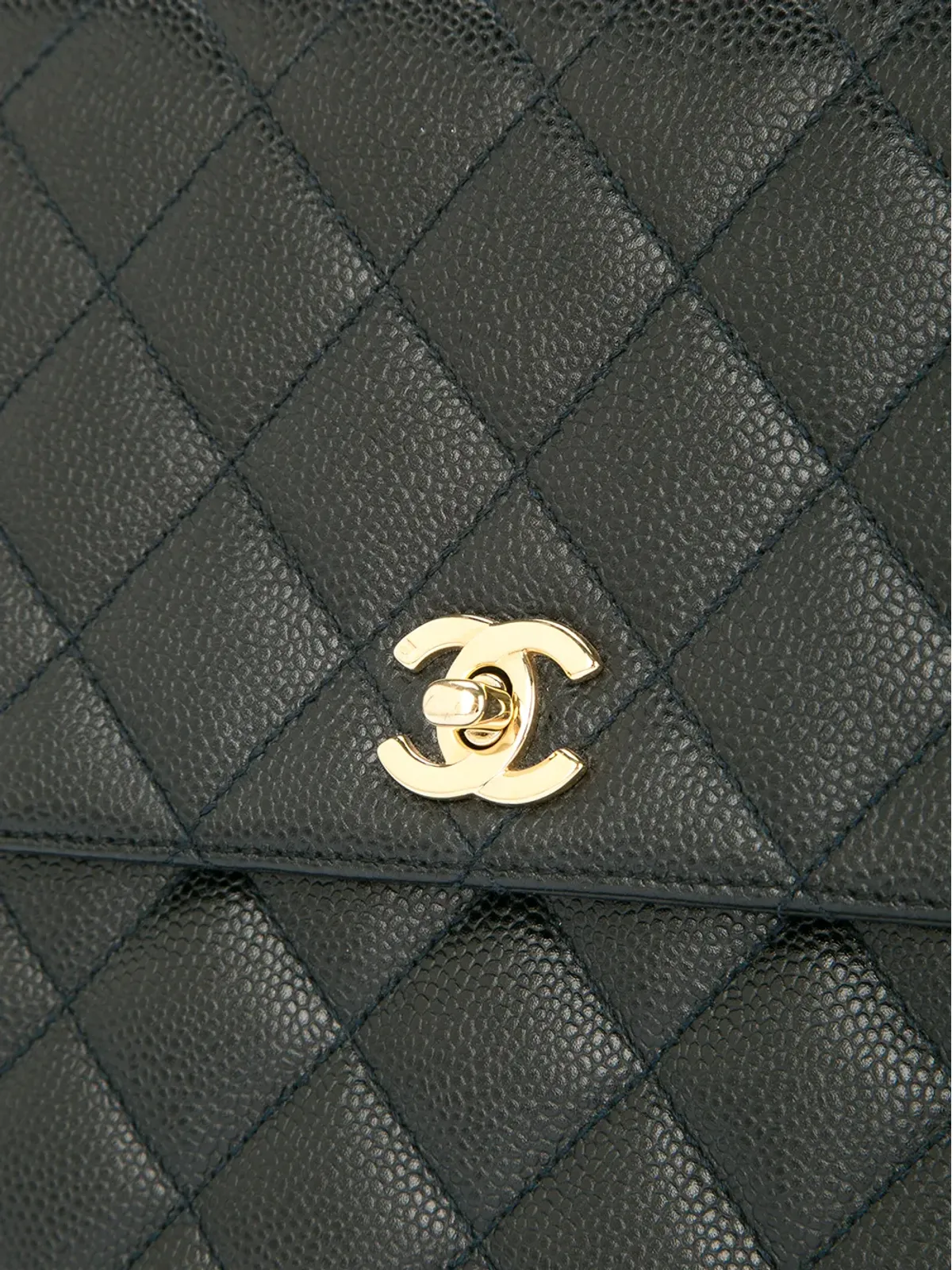 CHANEL Pre-Owned キルティング CC ロゴ ハンドバッグ - ブラック - 画像5