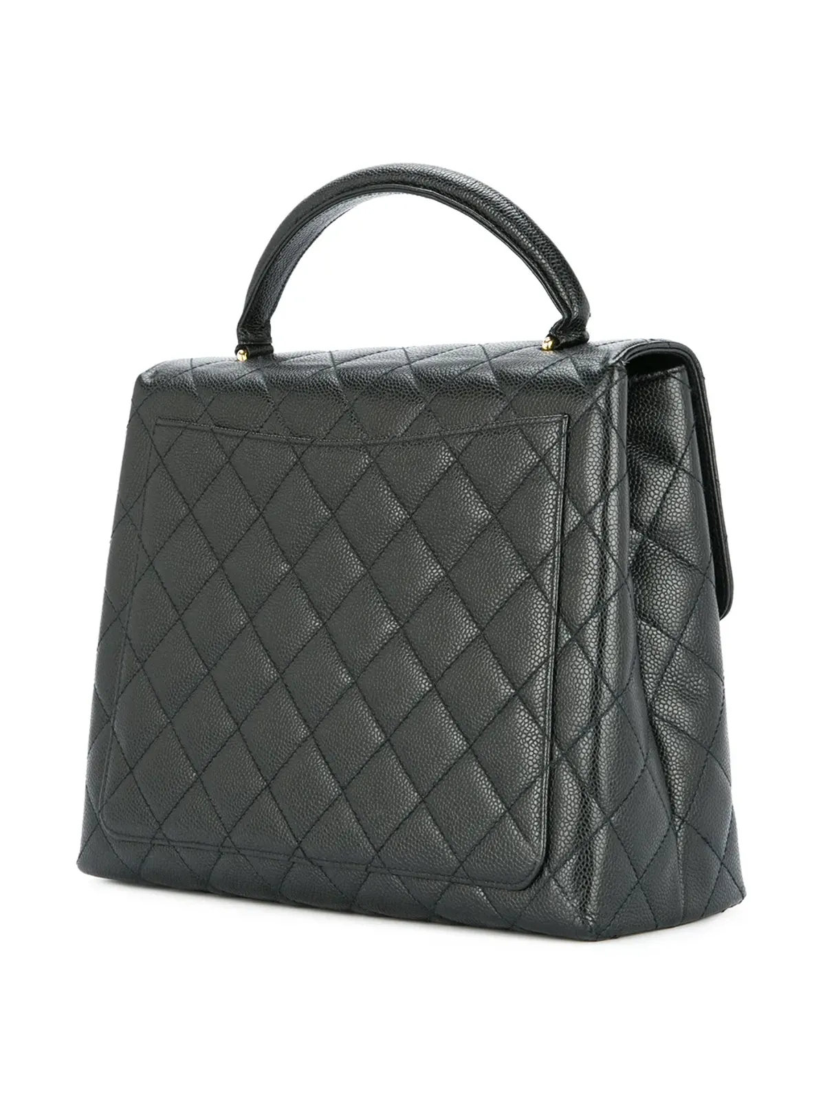 CHANEL Pre-Owned キルティング CC ロゴ ハンドバッグ - ブラック - 画像3