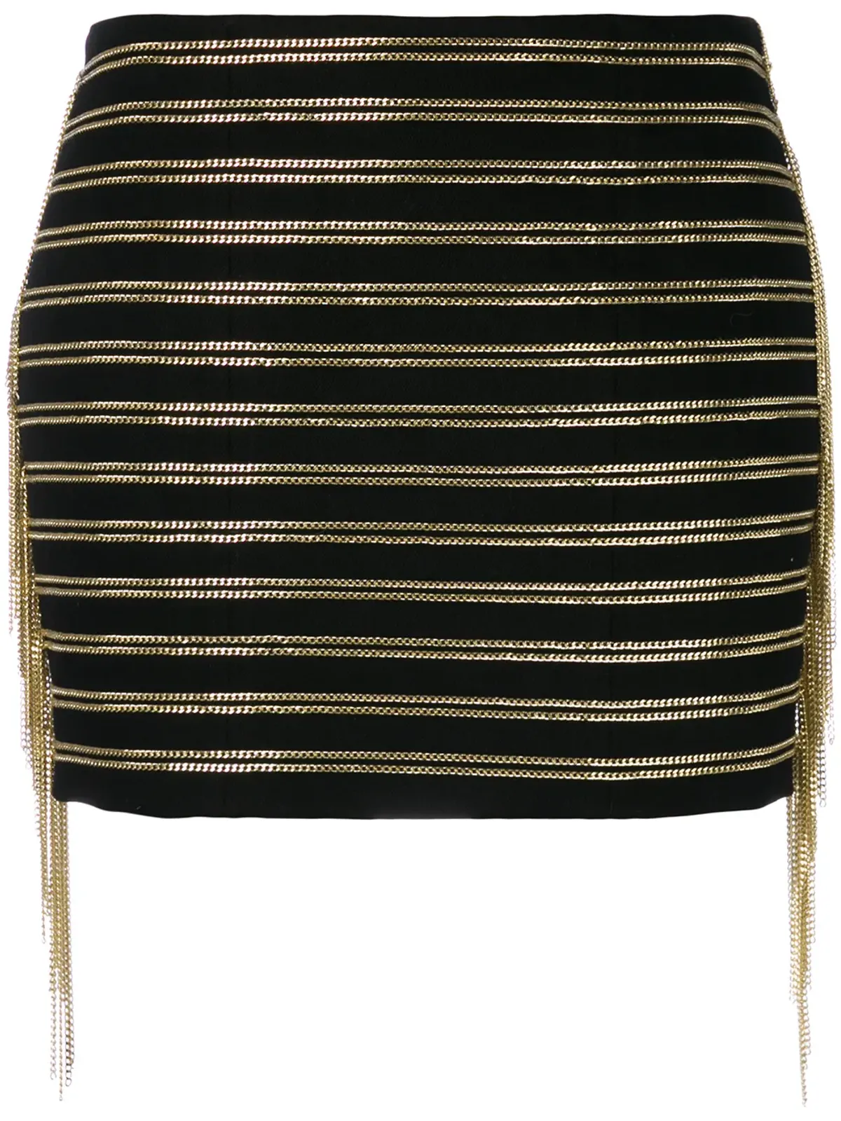 Balmain チェーン付きスカート - 画像1