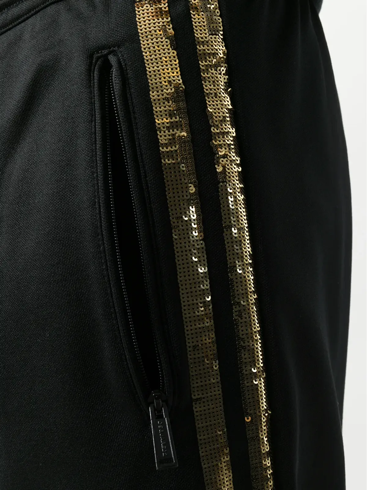 DSQUARED2 シークインストライプ・トラックパンツ - ブラック - 画像5