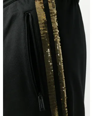 DSQUARED2 シークインストライプ・トラックパンツ - ブラック - サムネイル5