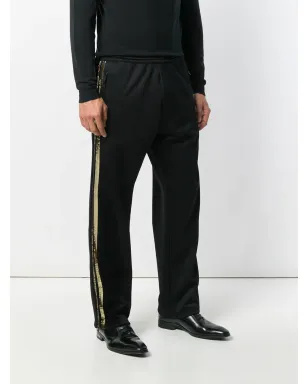 DSQUARED2 シークインストライプ・トラックパンツ - ブラック - サムネイル3