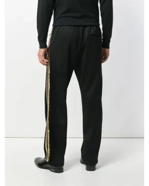 DSQUARED2 シークインストライプ・トラックパンツ - ブラック - サムネイル4