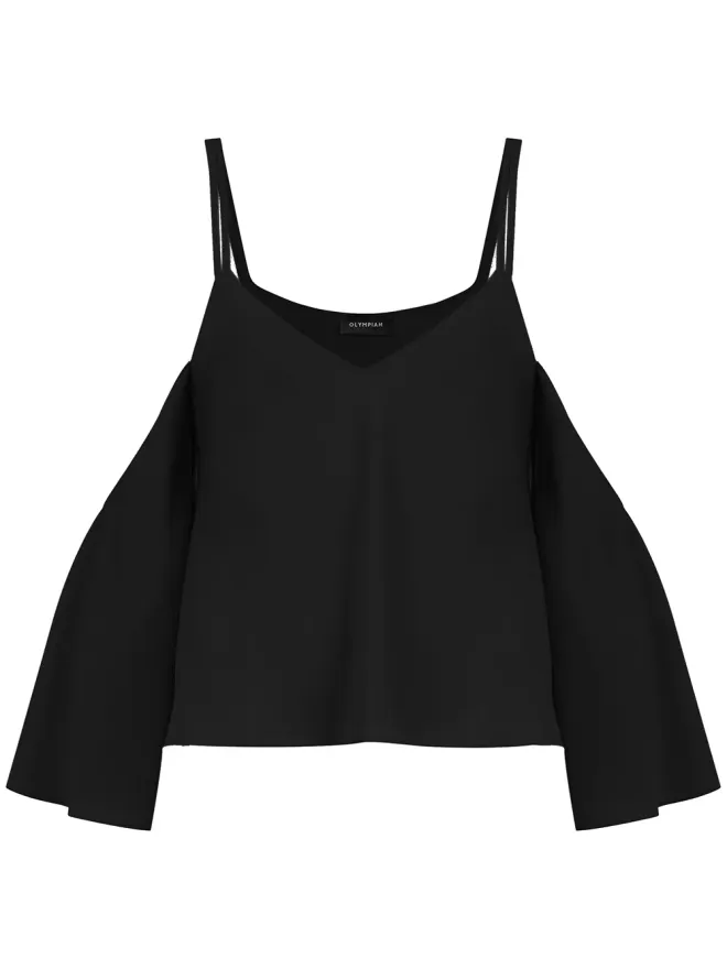 Olympiah Olympiah ティティカカ クロップトップ ブラックの商品画像