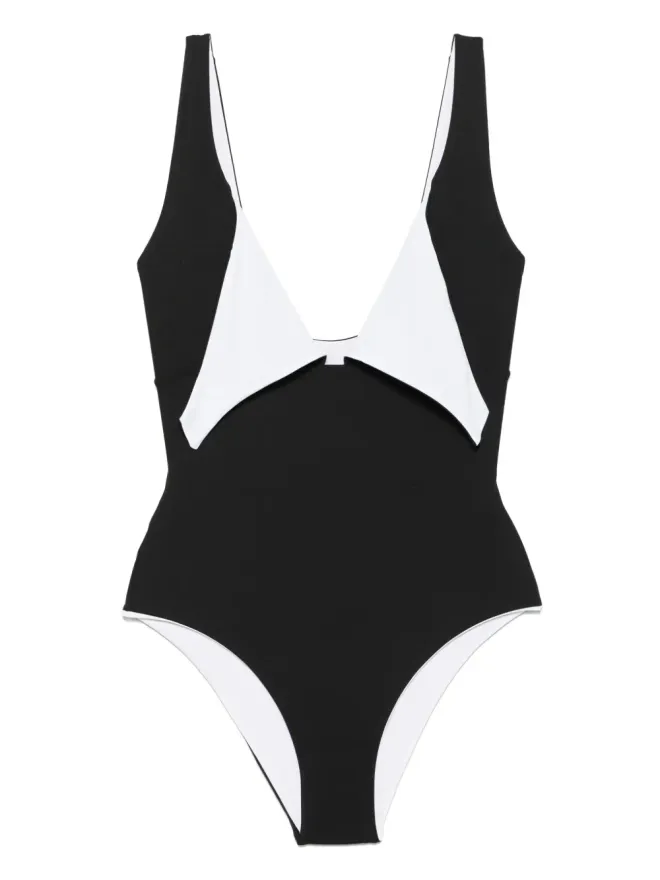 Fisico Fisico リボンディテール水着 ブラックの商品画像