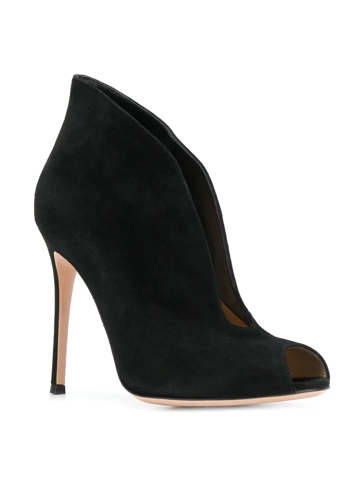 Gianvito Rossi 105mm ヴァンプ アンクルブーツ - 画像2