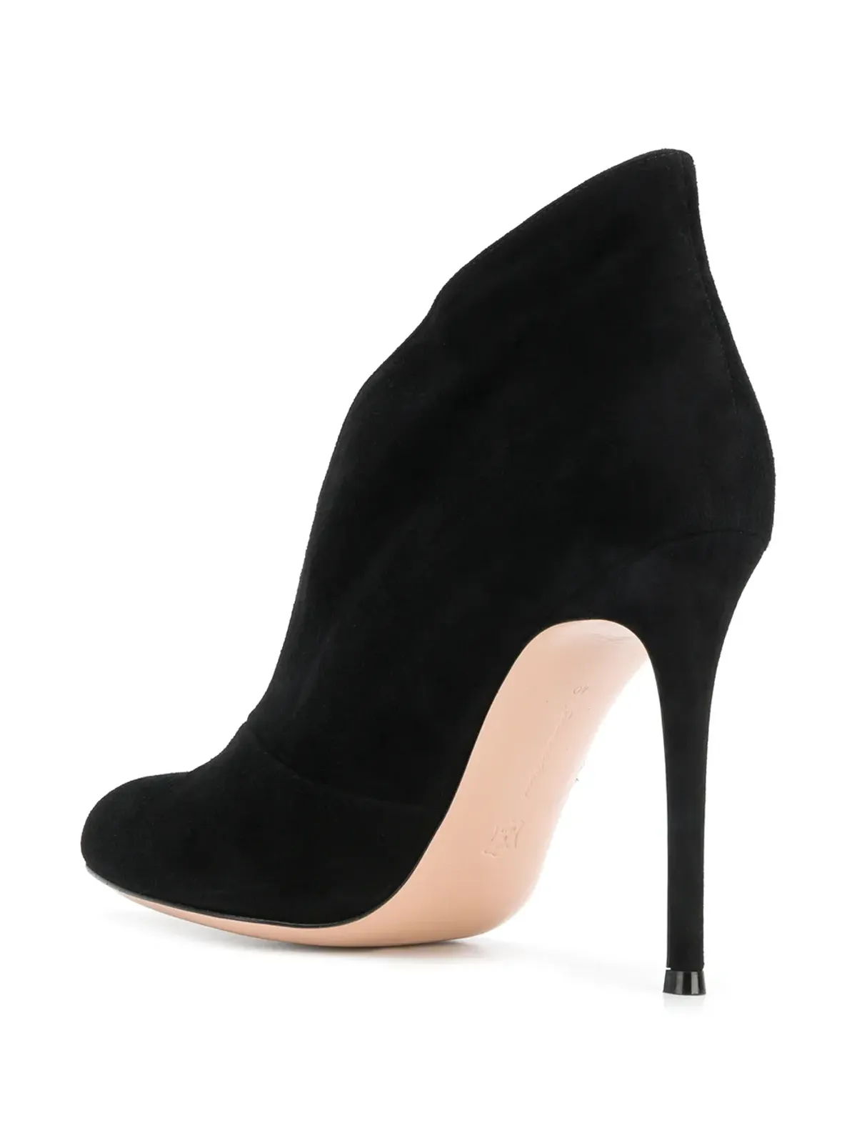 Gianvito Rossi 105mm ヴァンプ アンクルブーツ - 画像3
