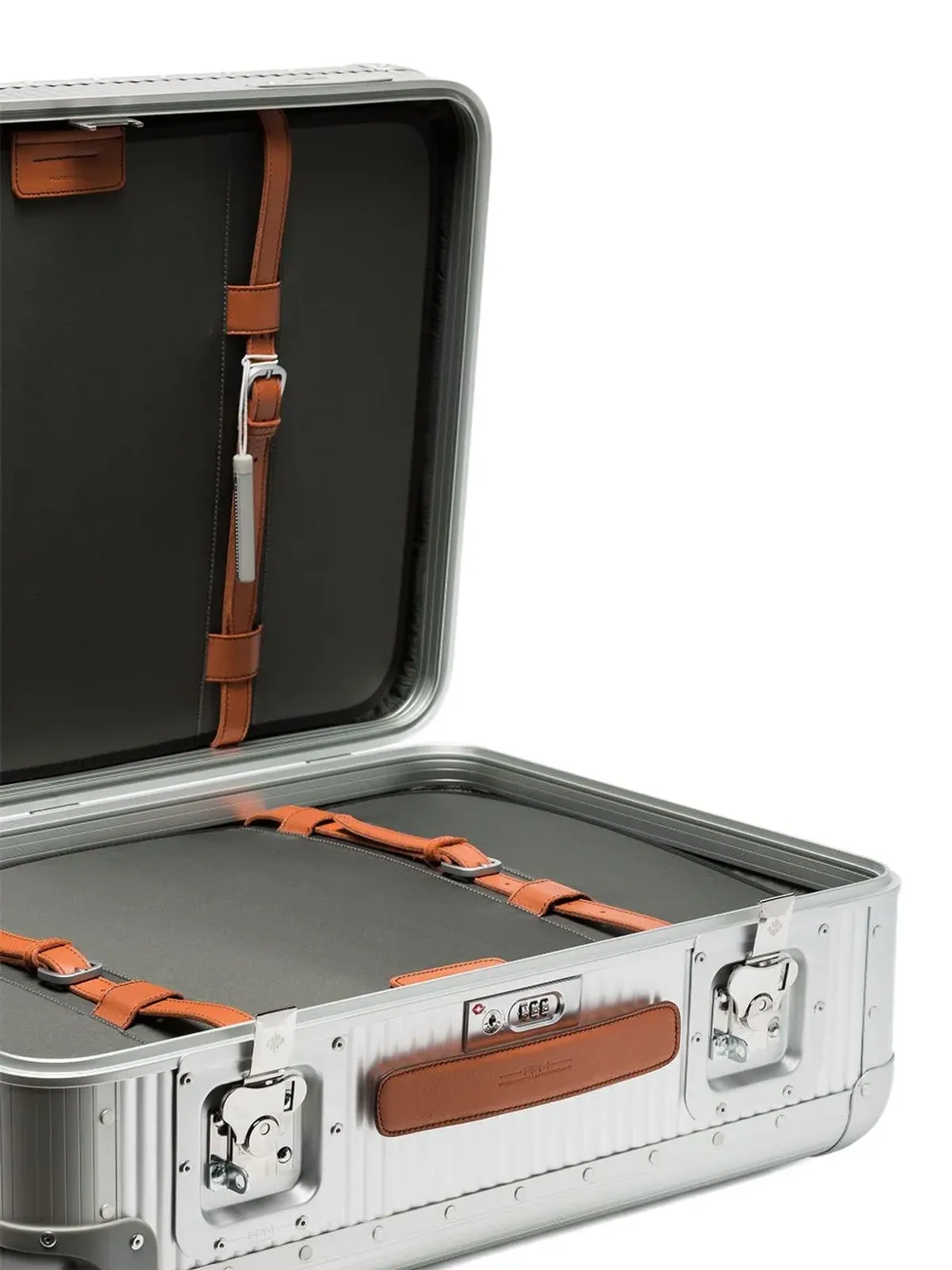 FPM Milano メタリックシルバー Bank Spinner アルミニウム製スーツケース - 画像5