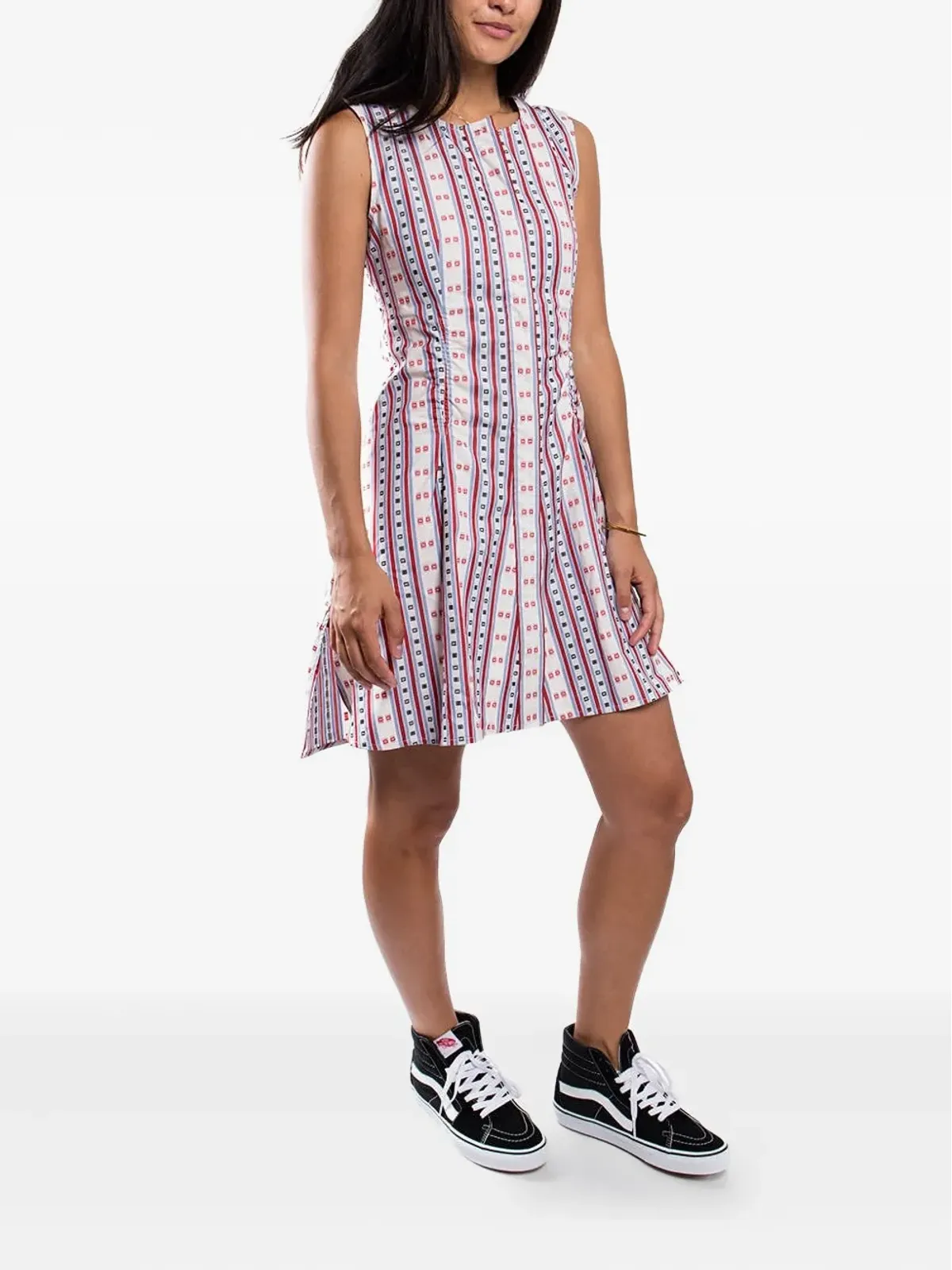 Carven ストライプ ノースリーブ フレアドレス - マルチカラー - 画像2